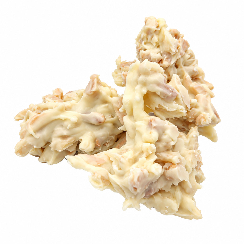 Mandelsplitter mit weißer Schokolade von Lembachs Konditorei, 100 g