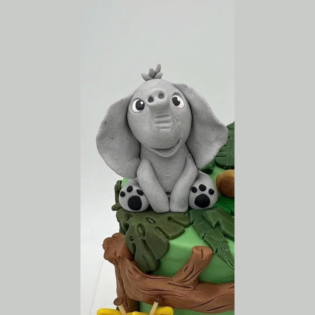 Dschungel/Safari Tortenfigur – Detailansicht
