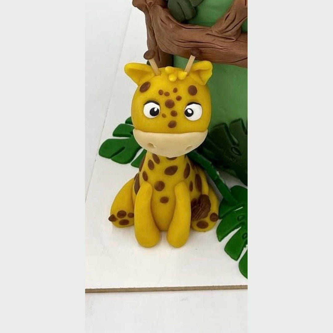 Dschungel/Safari Tortenfigur – Gesamtansicht