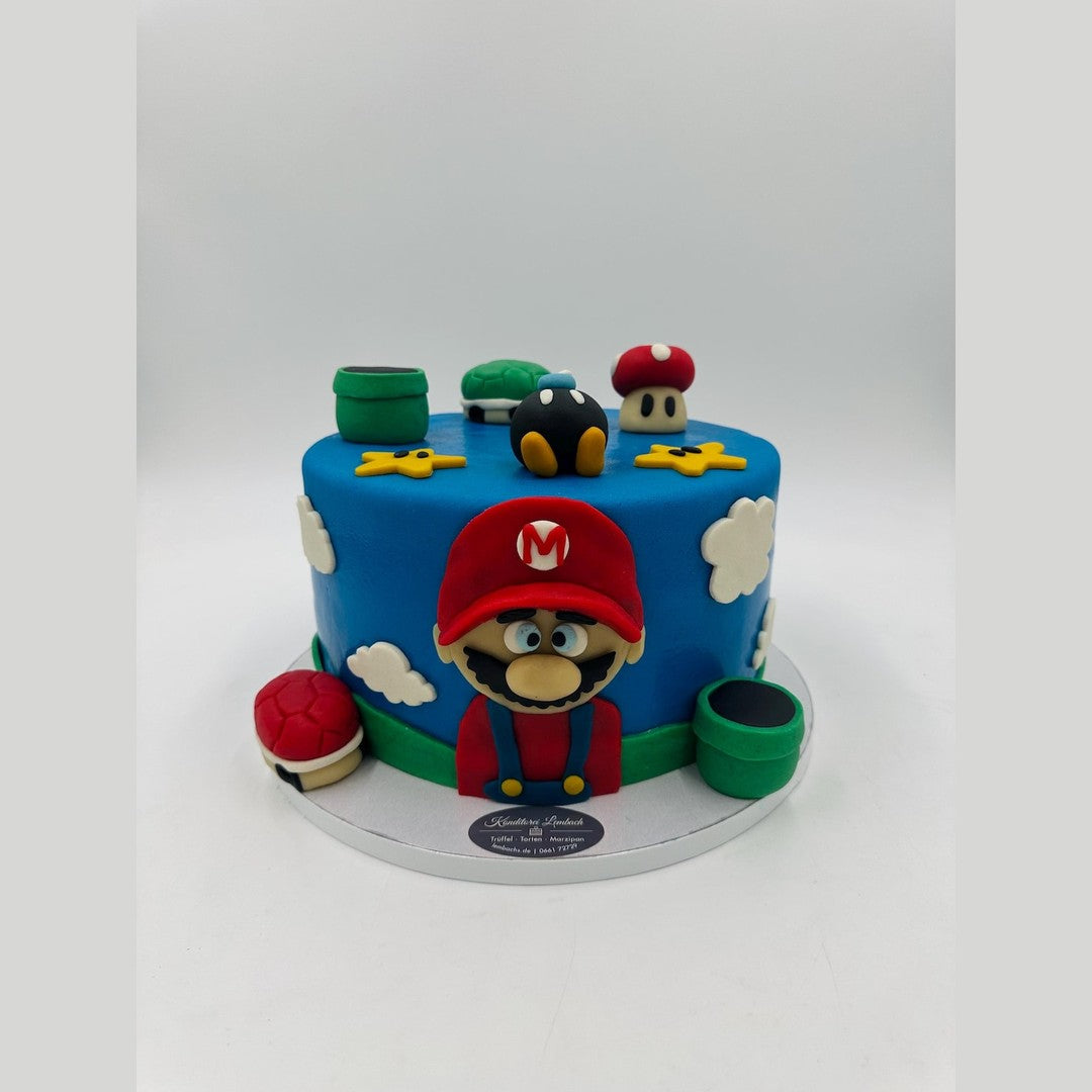 Super Mario Tortendeko – Ansicht von vorne